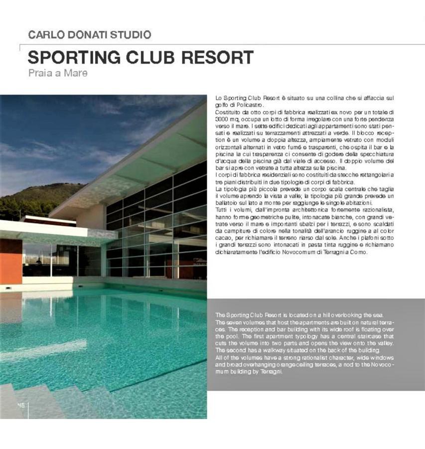 Sporting Club Resort Praia a Mare Exterior foto